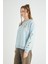 Lisanslı Baskılı Kalın Oversize Fit Sweatshirt 4