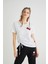 Lisanslı Baskılı Beyaz Tişört Regular Fit 4