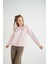 Lisanslı Baskılı Kalın Pembe Sweatshirt 5