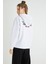 Lisanslı Baskılı Kapüşonlu Kalın Sweatshirt 2