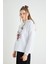 Lisanslı Baskılı Kapüşonlu Kalın Sweatshirt 5