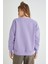 Lisanslı Baskılı Kalın Oversize Sweatshirt 5