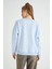 Lisanslı Baskılı Kalın Mavi Sweatshirt 4
