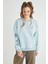 Lisanslı Baskılı Fit Yeşil Sweatshirt 3