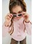 Lisanslı Baskılı Kapüşonlu Pembe Sweatshirt 3