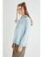 Lisanslı Baskılı Kapüşonlu Fit Yeşil Sweatshirt 4