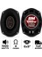 Bm Boschmann 100RMS 3yollu Tweeterli Oval Oto Hoparlör 1000 Watt - 2 Adet 1
