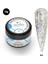 Holographic Builder Gel, Nail Art Için Protez Tırnak Jeli No.02, Glitter Mavi Simli, 10 gr 1
