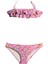Halter Yaka Gül Desenli 50UV Kız Çocuk Bikini Takımı By Nessi Byrd 1