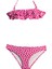 Halter Yaka Yıldız Desenli 50UV Kız Çocuk Bikini Takımı By Nessi Byrd 1