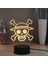 Anime Logosu 3D Gece Lambası, Luffy Zoro Sym Ebeveyn (Yurt Dışından) 1