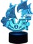 Anime 3D Renkli Bin Güneşli LED Gece Lambası T (Yurt Dışından) 1