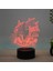 Anime 3D Renkli Bin Güneşli LED Gece Lambası T (Yurt Dışından) 3