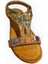 Kadın Taşlı Sandalet Bronz - 36 4