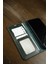 Haki Samsung Galaxy S22 Plus Hakiki Deri Cüzdan Kılıf Kapaklı Mıknatıslı Kartlık Bölmeli Cüzdanlı Stand Özellikli 3