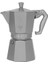 Moka Express Excl. Gümüş 6 Cup 1
