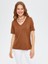 V Yaka Kısa Kol T-Shirt S25TSH001 3
