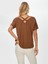 Yuvarlak Yaka Düşük Kollu T-Shirt S25TSH003 4