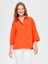 Yarım Patlı Taş Detaylı 3/4 Kol Modallı Bluz S25BLZ013 2