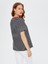 Resort Boncuk Nakış Detaylı Kontrast Ribanalı Çizgili T-Shirt S25TSH114 5