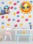Çocuk Odası Güneş, Çiçekler ve Sevimli Kuş Ahşap, Cam, Duvar Sticker 2