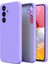 Samsung Galaxy A14 Kılıf Kamera Korumalı Lansman Kadife Iç Yüzeyli (Şık Tasarım) Silikon Kapak 3