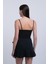 Kadın Siyah Basic %100 Pamuk Ince Askılı Atlet 4