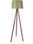 Lighting Calen Tripod Lambader - Yeşil / Ceviz - 140X35X35 cm 3