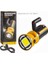 Powermaster MX-W5164-3 Kırmızı Mavi Çakarlı Cob Ledli Şarjlı Kamp El Feneri Işıldak 4