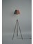 Pier Metal Lambader Siyah-Siyah-Beyaz-Kiremit (38X38X145 Cm) 2