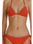 Turuncu Işlemeli Üçgen Bikini Takımı 4