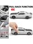 Dodge Challenger Srt Hellcat 1:24 Diecast Metal Araba Koleksiyon Sesli Işıklı Beyaz 6