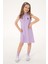 Kız Çocuk Lila Elbise (Örme) 50306052-VR034 2
