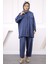 Indigo Tunik Pantolonlu Takım 1