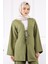Haki Kimono Pantolonlu Modal Takım 4