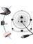 Laptop Pc Metal Masaüstü Serinletici Fan Beyaz Usb Kablolu Usb 18 Cm. Vantilatör 2