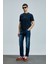 Lorenzo Smart Jean Erkek Pantolon Slim Fit Mavi 1