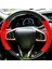 Honda Civic Fc5 Araca Özel Direksiyon Kılıfı 5d Kristal Karbon Kırmızı Nokta 1
