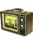 Dekoratif Metal Çerçeve Televizyon Temalı Vintage Hediyelik 3