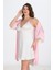 2'li Beyaz-Pembe Sabahlık Takımı Bigsize 6210 1