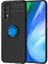 Realme 7 Kılıf Fzd Ravel Silikon Kapak-Siyah-Mavi 1