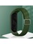 Xiaomi Mi Band 4 Uyumlu Krd-49 Örgü Kordon Zore - Colorful Green 3