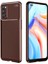Oppo Reno 4 Kılıf Fzd Negro Silikon Kapak-Kahverengi 1