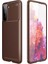 Galaxy S21 Kılıf Fzd Negro Silikon Kapak-Kahverengi 1