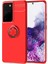 Galaxy S21 Ultra Kılıf Fzd Ravel Silikon Kapak-Kırmızı 1