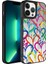 Apple iPhone 13 Pro Max Kılıf Aynalı Desenli Kamera Korumalı Parlak Fzd Mirror Kapak-Kalp 1