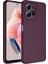 Xiaomi Redmi Note 12 4g Kılıf Fzd Mara Laaakan Kapak-Koyu Mor 1