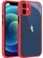 iPhone 12 Mini Kılıf ​​fzd Kaff Kapak-Kırmızı 1