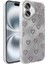 iPhone 16 Kılıf Kamera Korumalı Figürlü Fzd Ponti Silikon Kapak - Beyaz 1