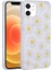 iPhone 12 Uyumlu Simli Desenli Kamera Korumalı Parlak Btbm Popy Kapak-Dallar 3